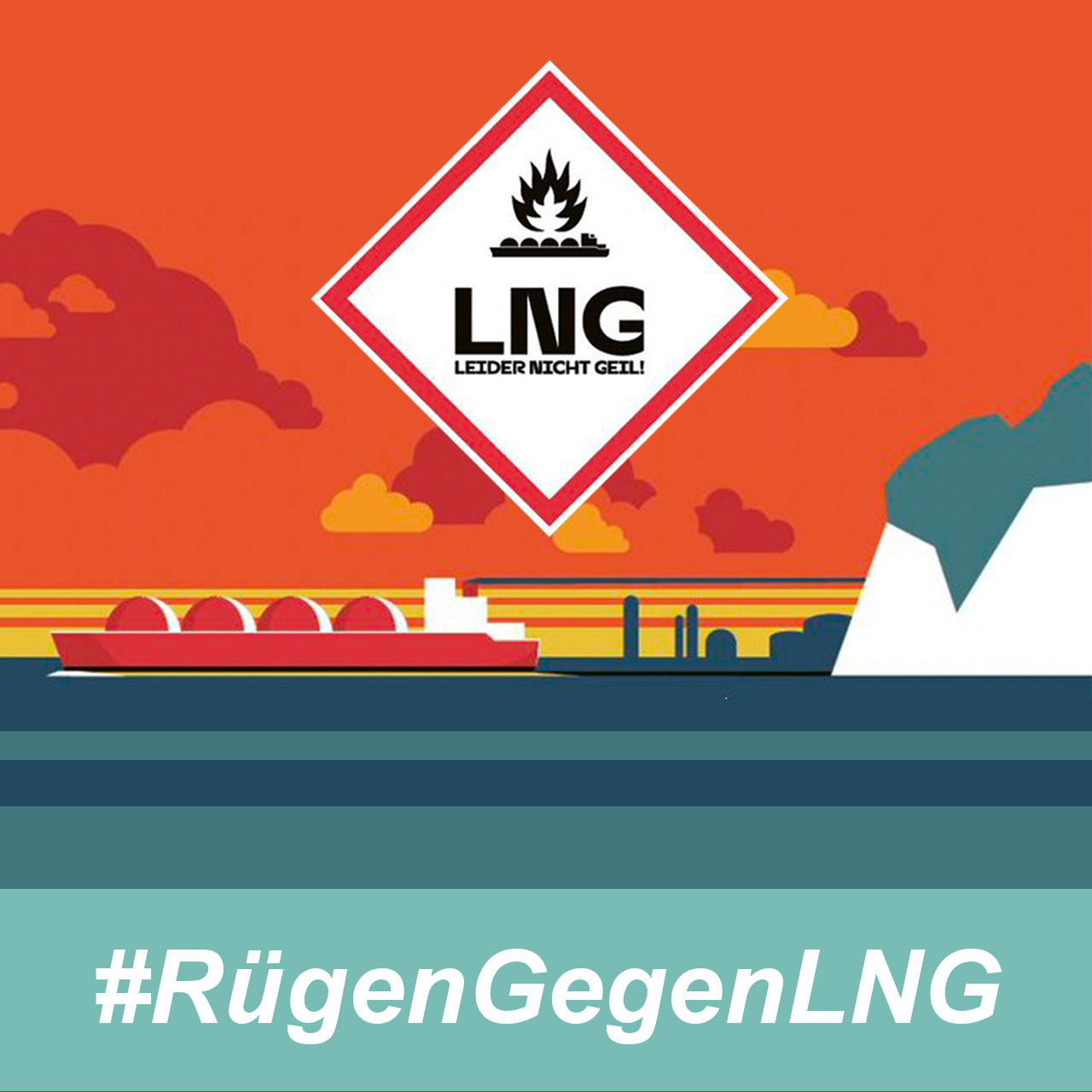Petitions-Keyvisual - Kein LNG vor Rügen!