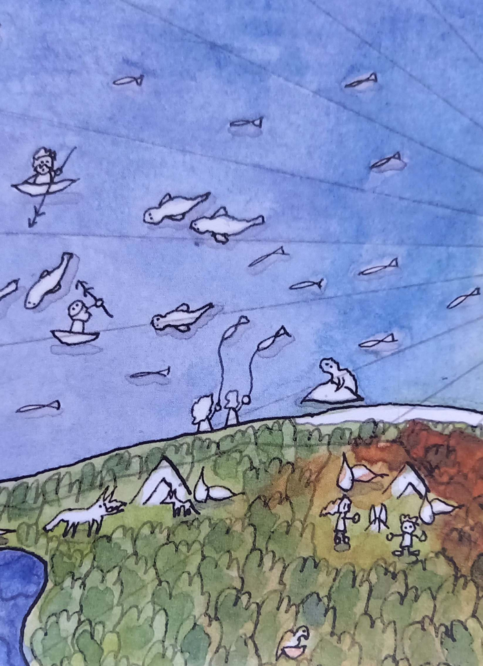 Bild 04 Cover Faltposter/Comic Ausgabe 03 - INSEL Rügen - Der Meeresspiegel steigt – Rügen als Inselgruppe