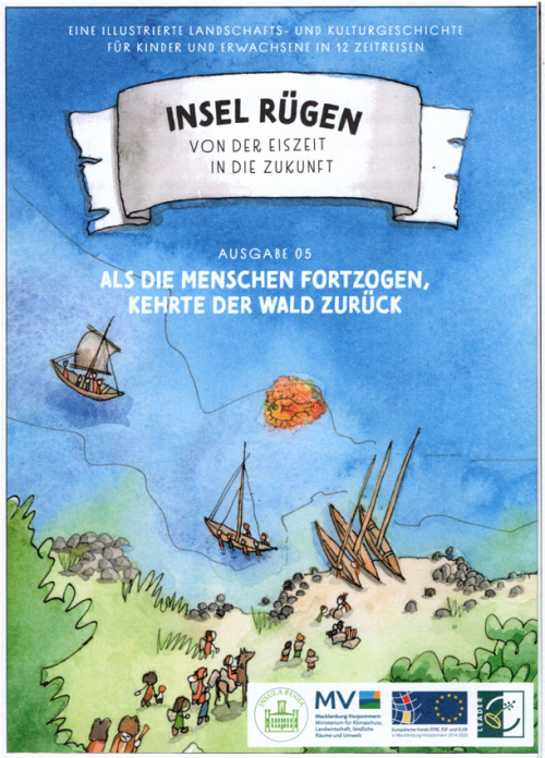 Cover Faltposter/Comic Ausgabe 05 - INSEL RÜGEN – Als die Menschen fortzogen, kehrte der Wald zurück