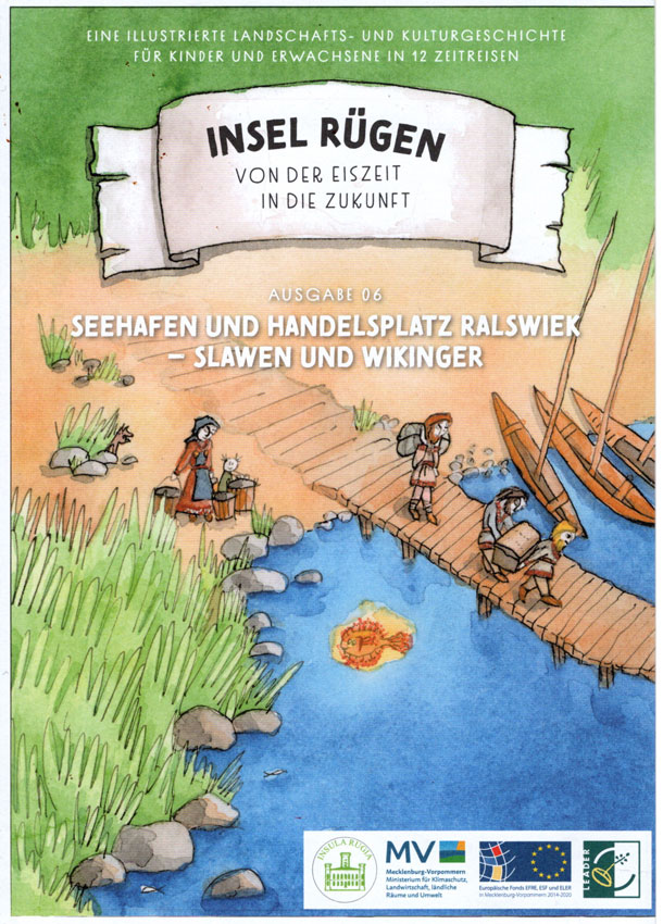 Cover Faltposter/Comic Ausgabe 06 - INSEL RÜGEN – Seehafen und Handelsplatz Ralswiek – Slawen und Wikinger