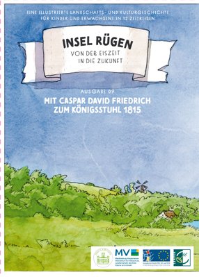 Cover Faltposter/Comic Ausgabe 09 - INSEL RÜGEN – Mit Caspar David Friedrich zum Königsstuhl im August 1815