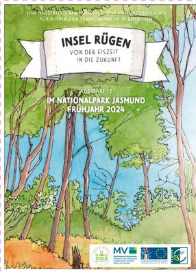 Cover Faltposter/Comic Ausgabe 12 - INSEL RÜGEN – Nationalpark Jasmund – Wo Natur Natur sein darf