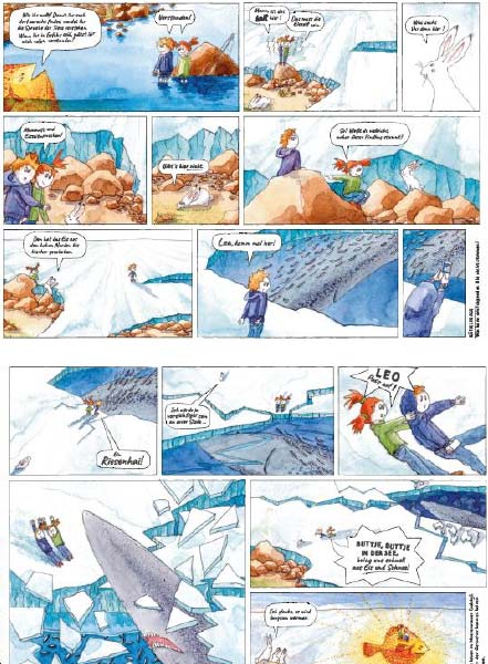 Comic Faltposter/Comic Ausgabe 01 - INSEL Rügen - Zeitreise in die Eiszeit
